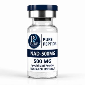 NAD+ 500mg lyophilized research peptide by Pure Peptides