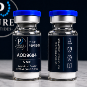 AOD-9604 5mg lyophilized research peptide by Pure Peptides