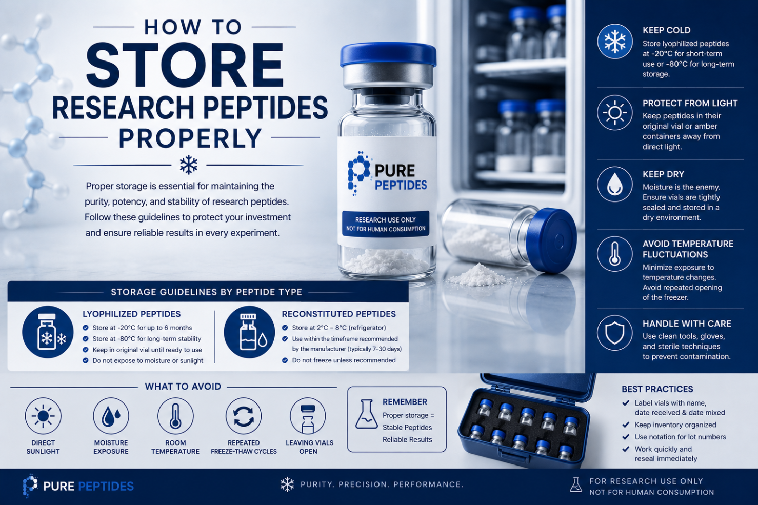 Storing Peptides